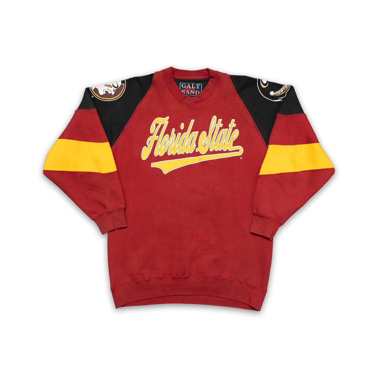 FSU Galt Sand Shoulder Logo Sweatshirt