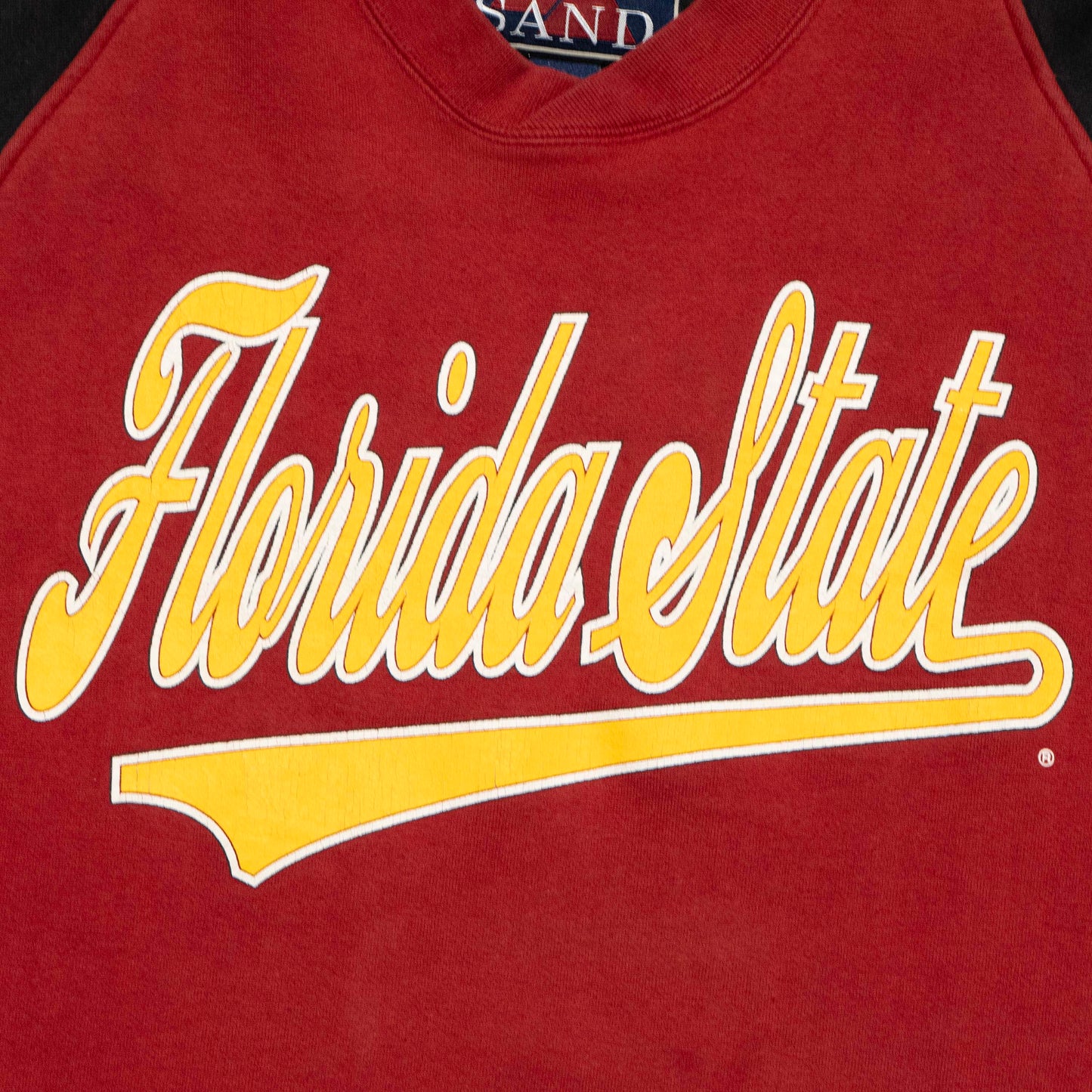 FSU Galt Sand Shoulder Logo Sweatshirt