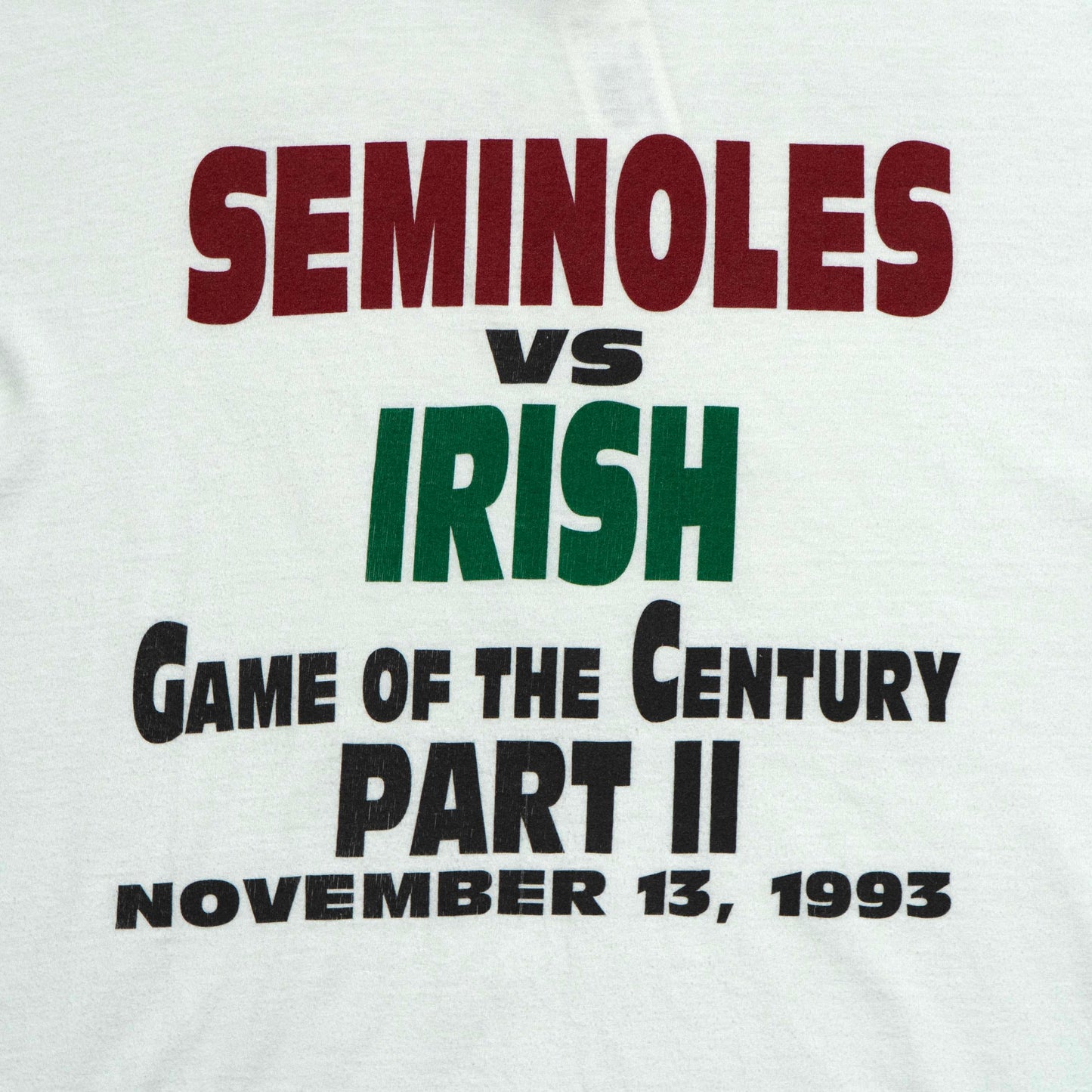 FSU vs Irish 1993 Shirt