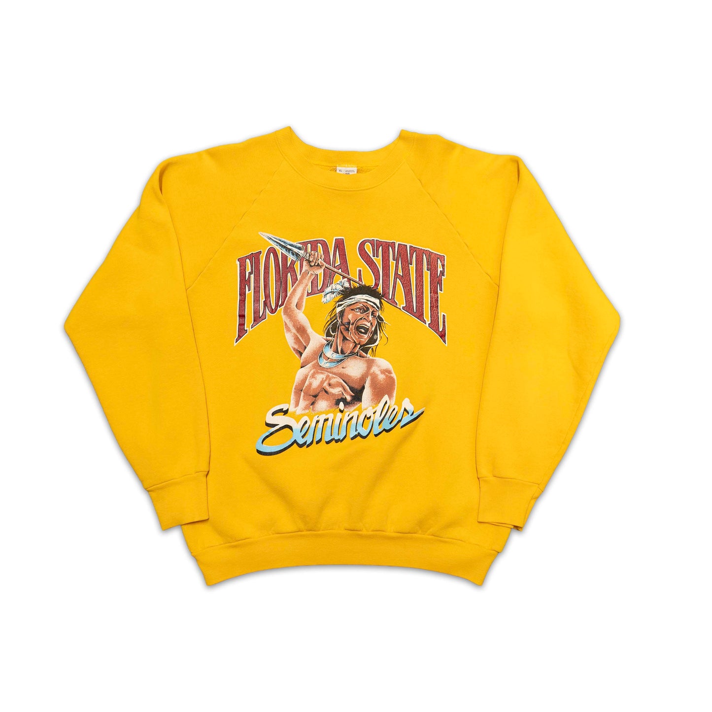 Yellow FSU Caricature Sweatshirt