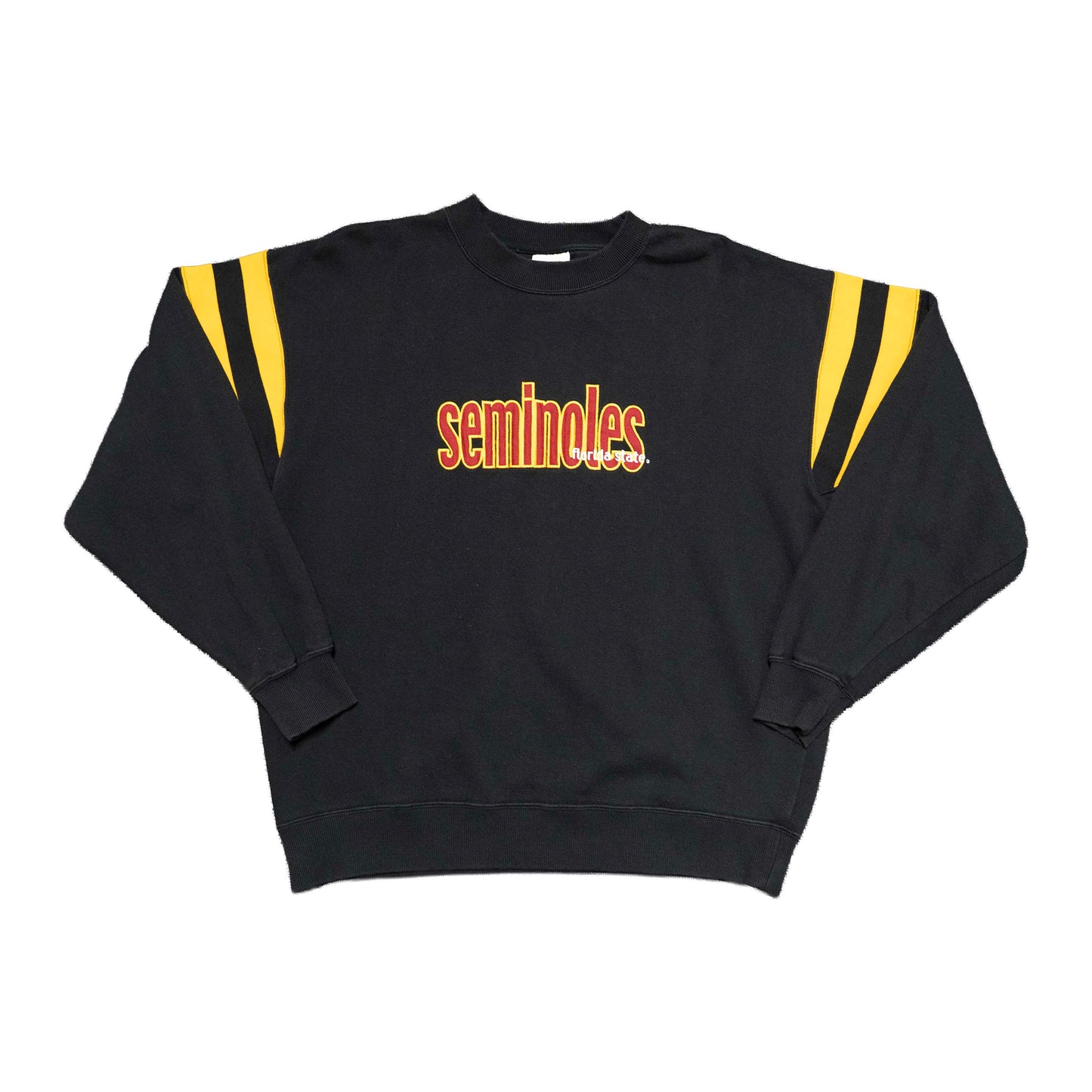 Seminoles Black Red Oak Crewneck