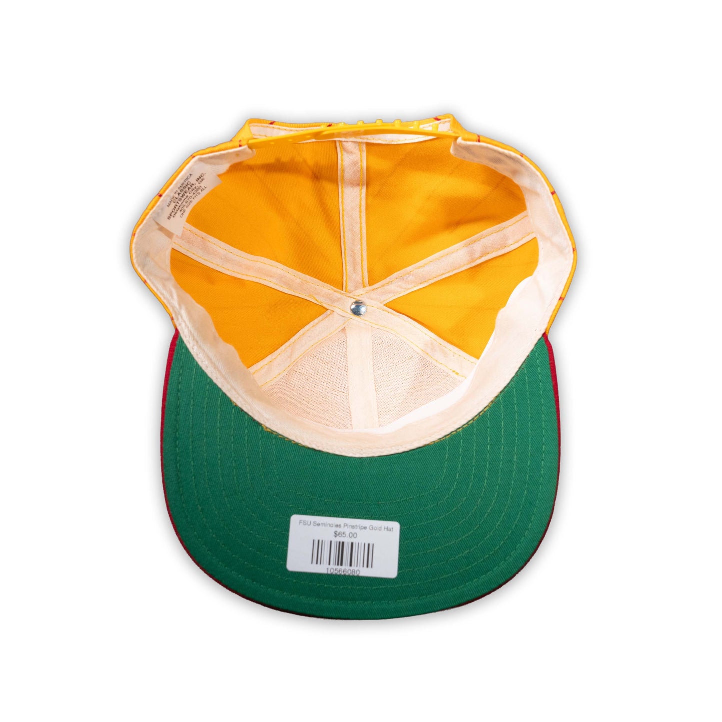 FSU Seminoles Pinstripe Gold Hat