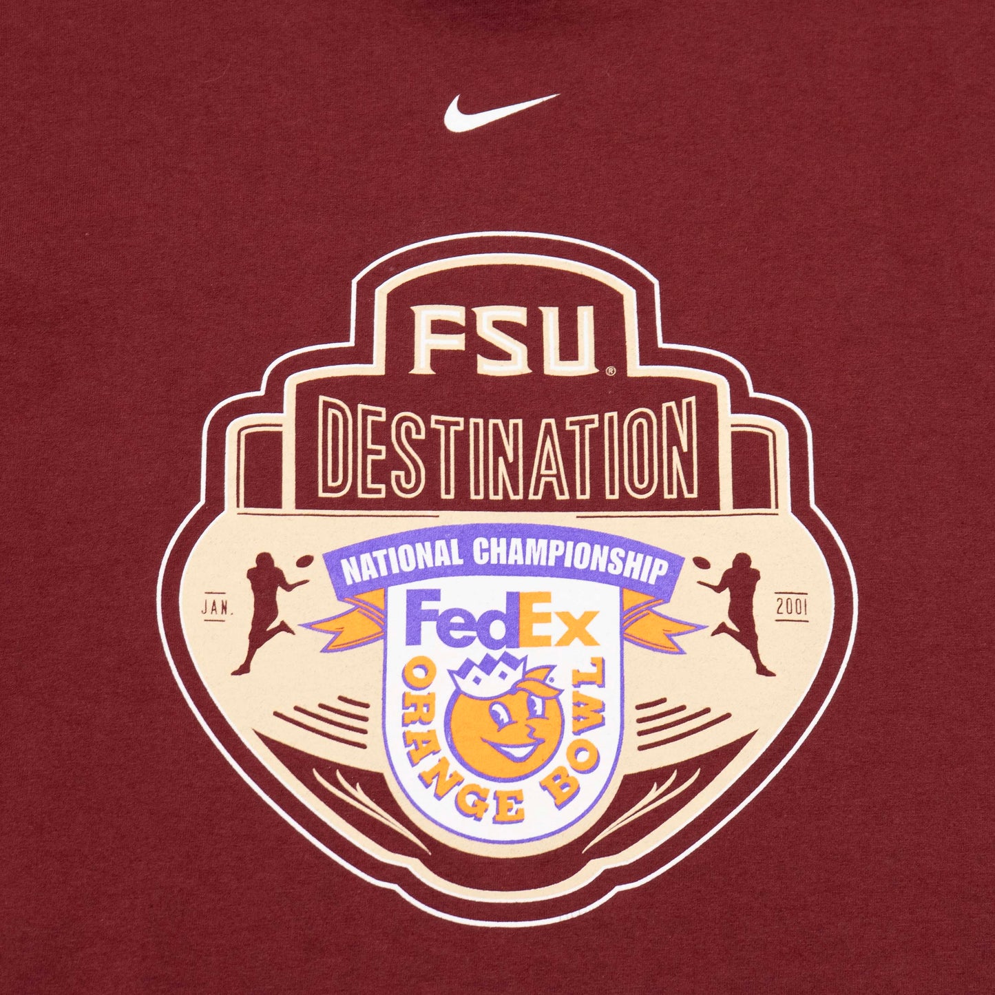 2001 FSU Orange Bowl Shirt