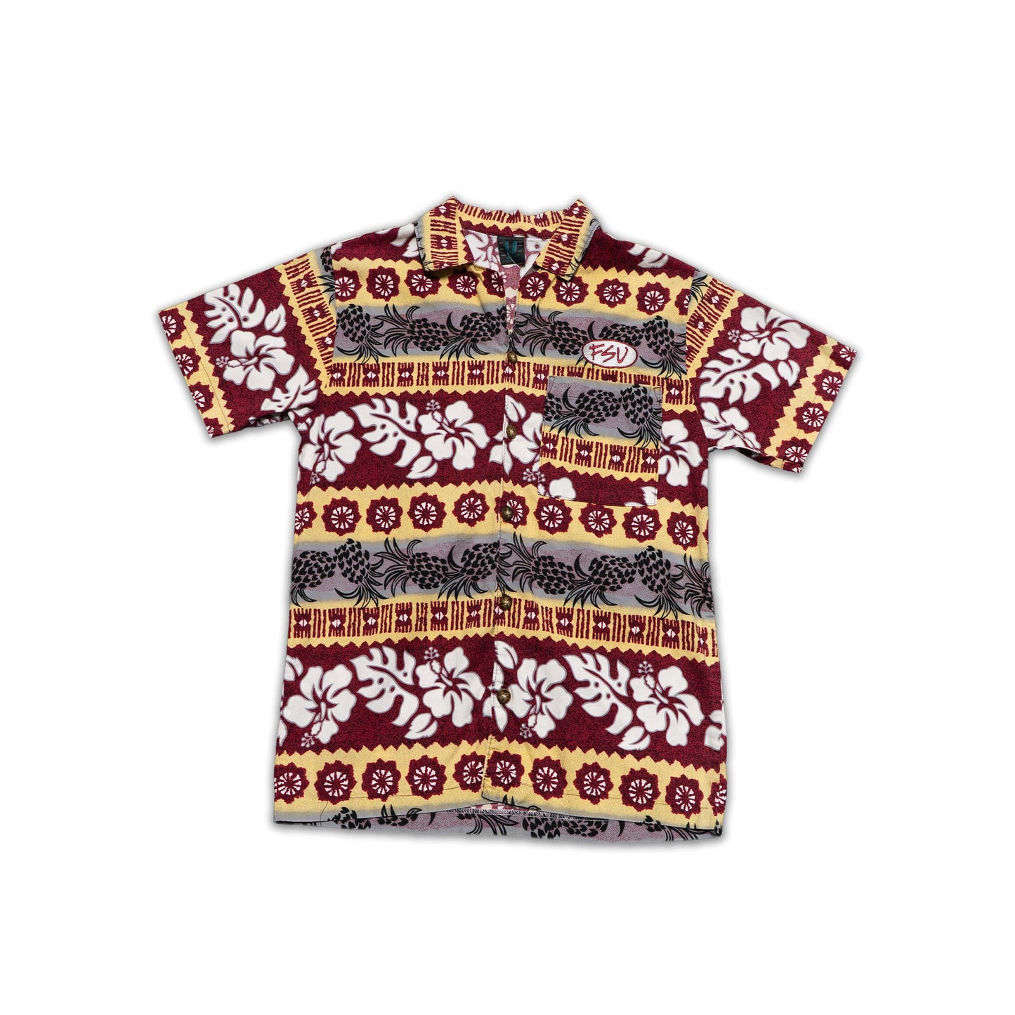 FSU U-Trau Garnet Hawaiian Shirt
