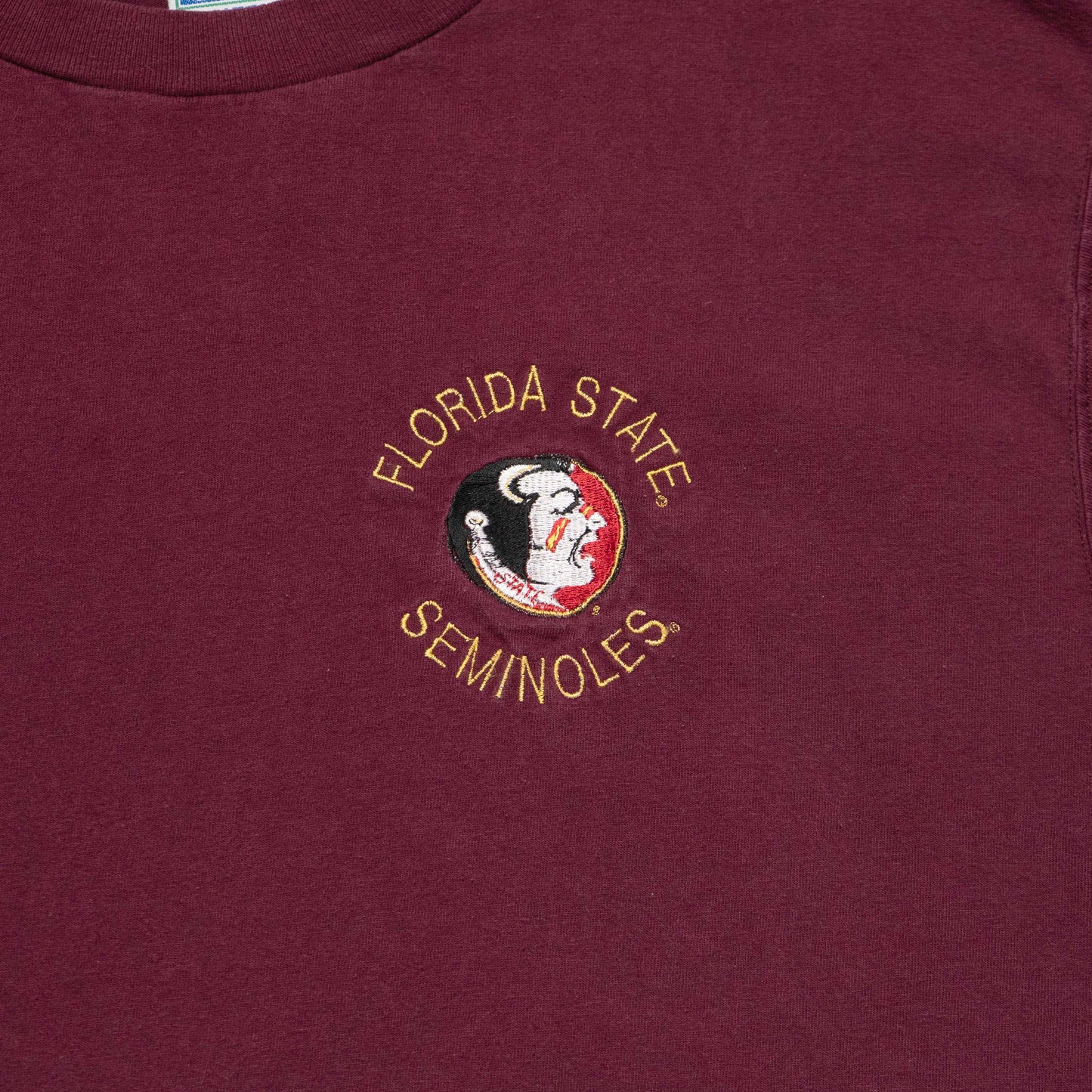 Florida State University Old Logo Embroidered Discus Shirt
