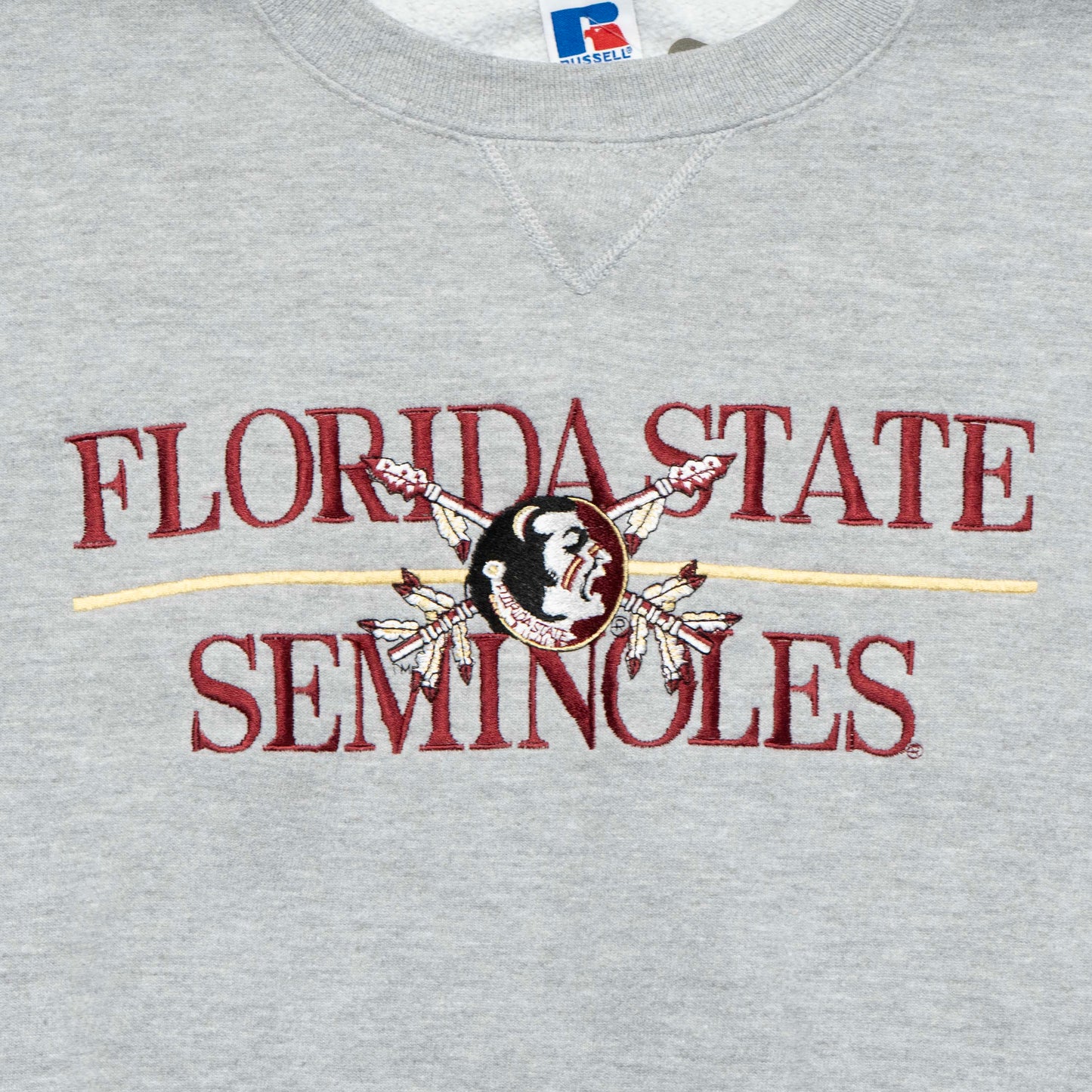 Florida State Seminoles Embroidered Russell Sweatsirt