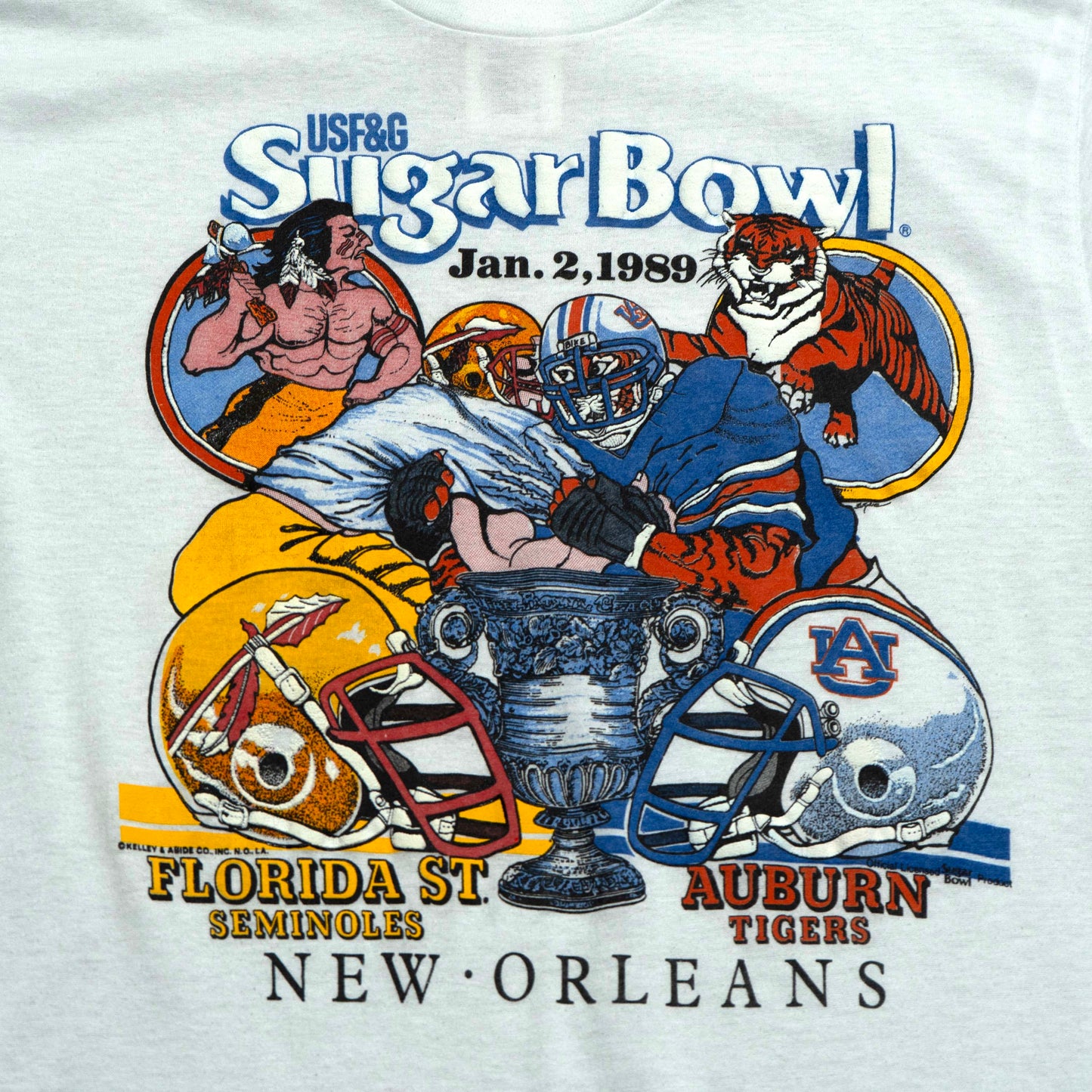 FSU VS Auburn 1989 Sugar Bowl Shirt