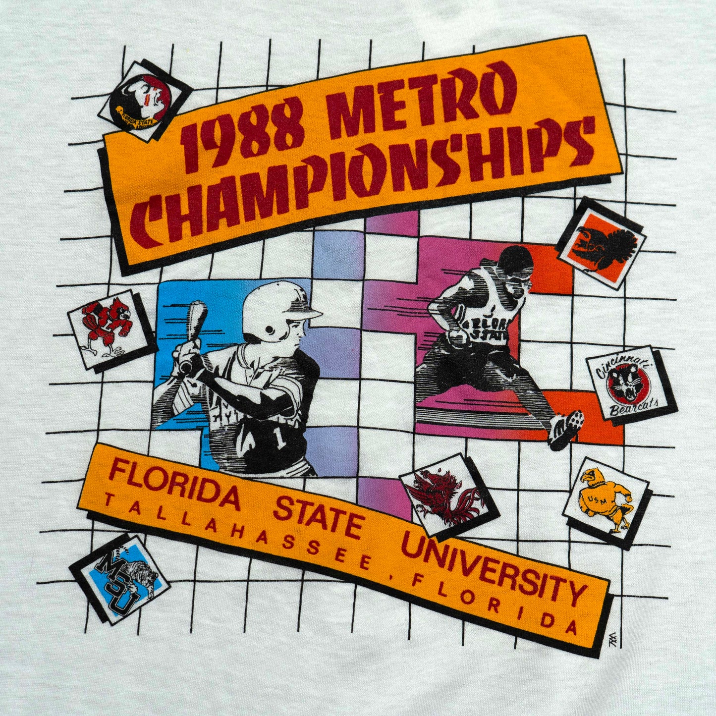 FSU 1988 Metro Championships Shirt