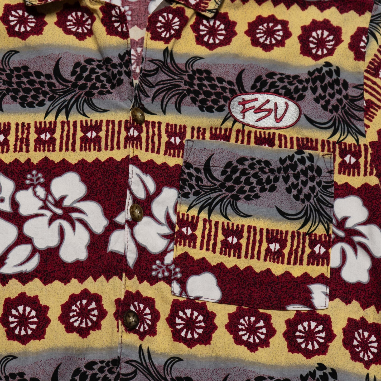 FSU U-Trau Garnet Hawaiian Shirt