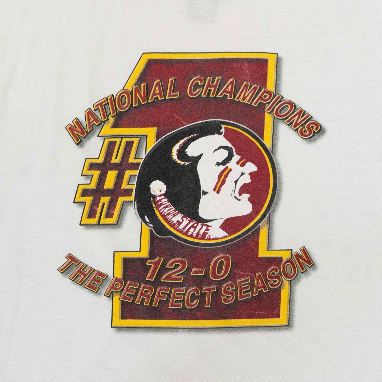 FSU "The Perfect Season" White Tee