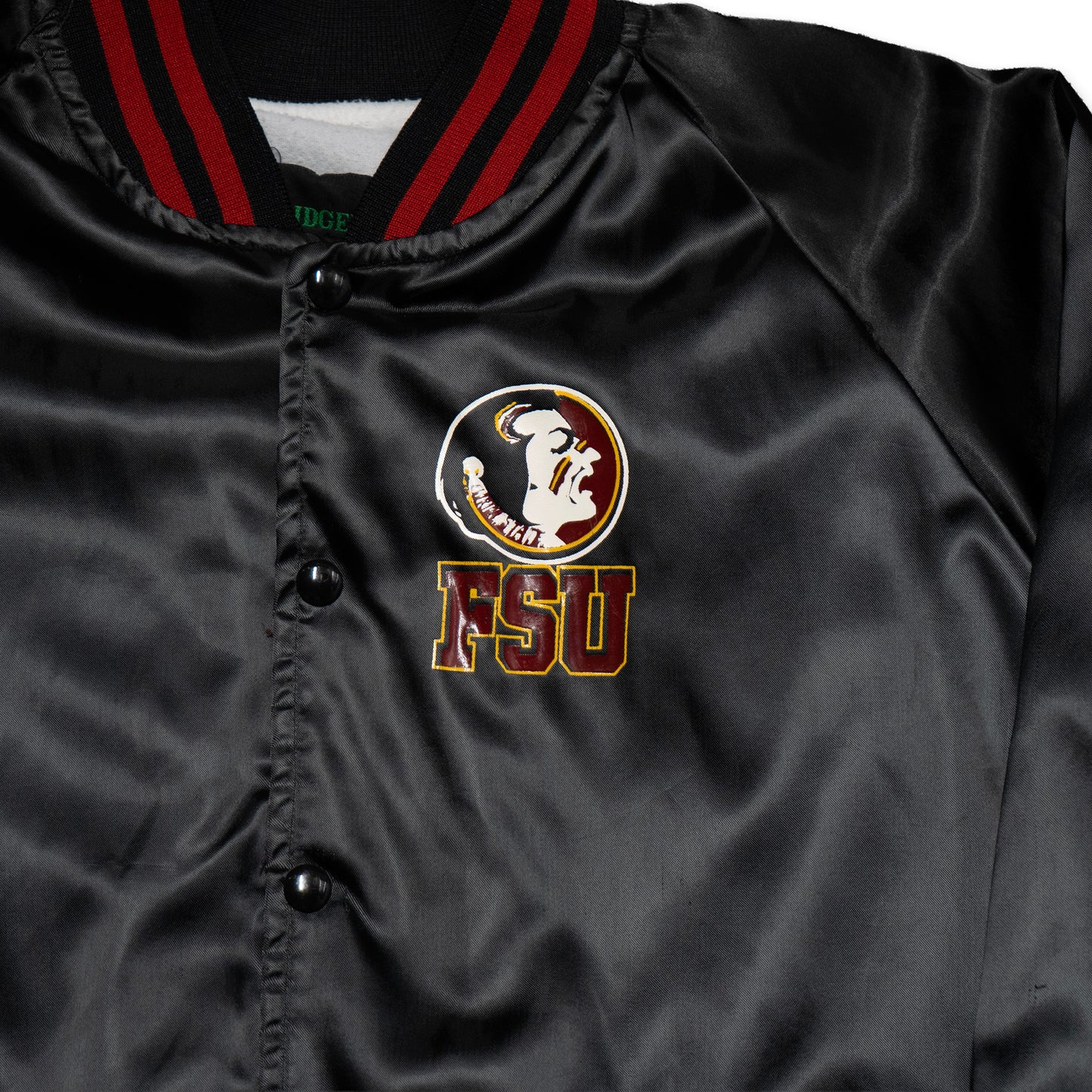 FSU Black Satin Bridgeport Jacket