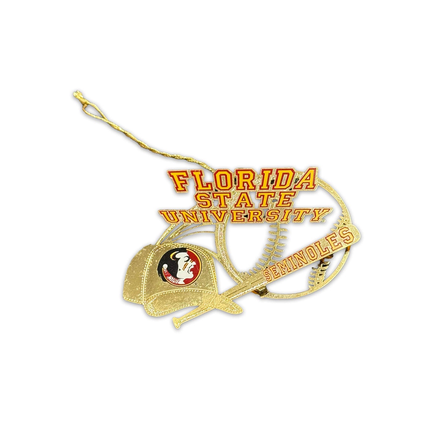 Florida State University Seminoles Baseball Ornament