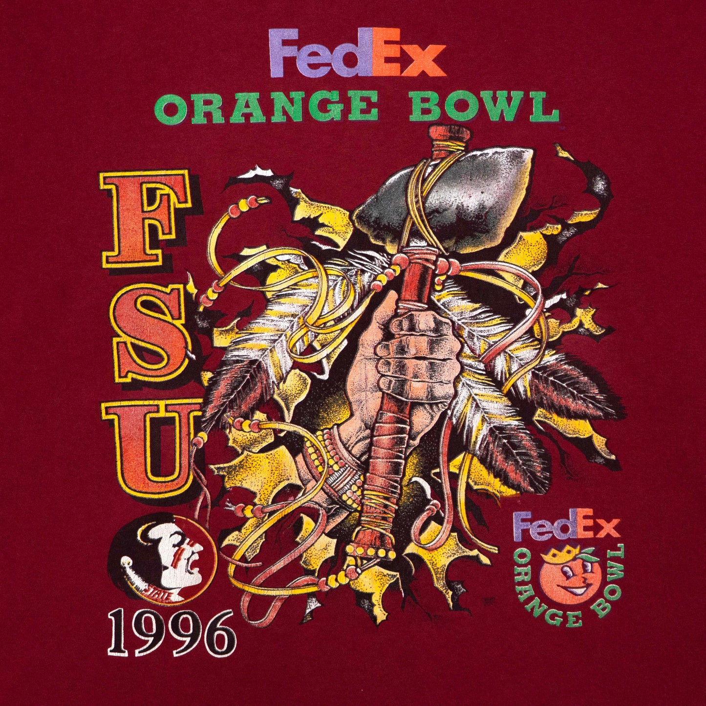 FSU FedEx 1996 Orange Bowl Shirt