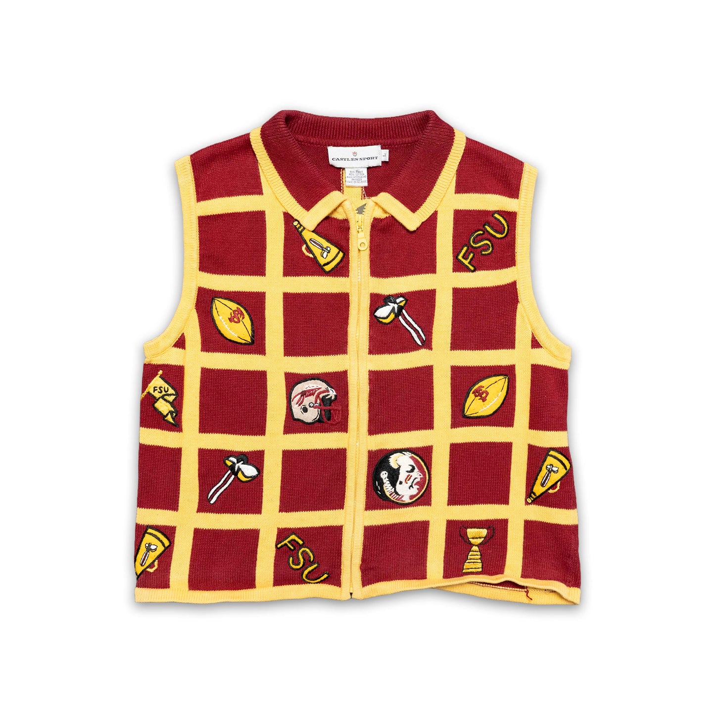 FSU Castles Sport Logo Patch Vest