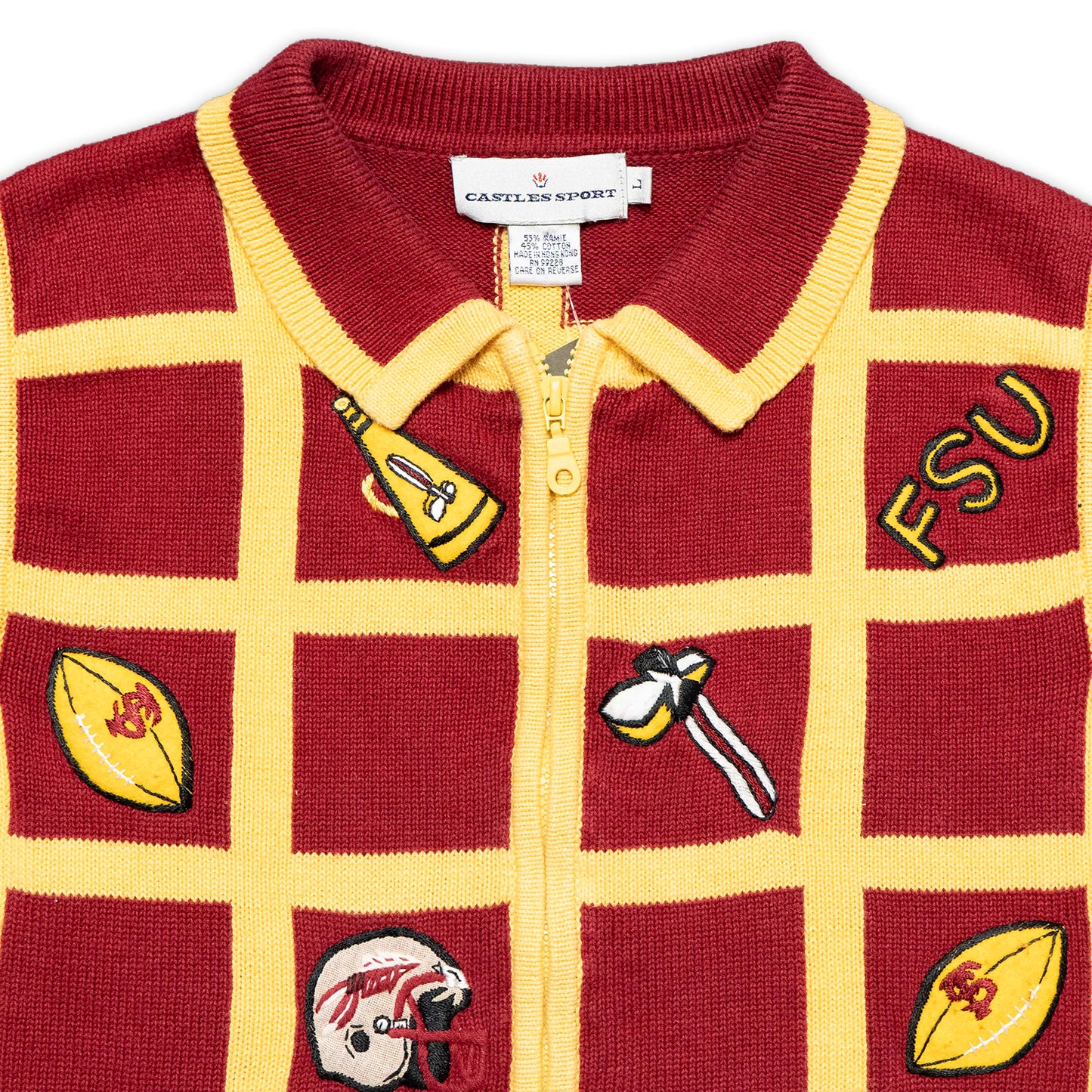 FSU Castles Sport Logo Patch Vest
