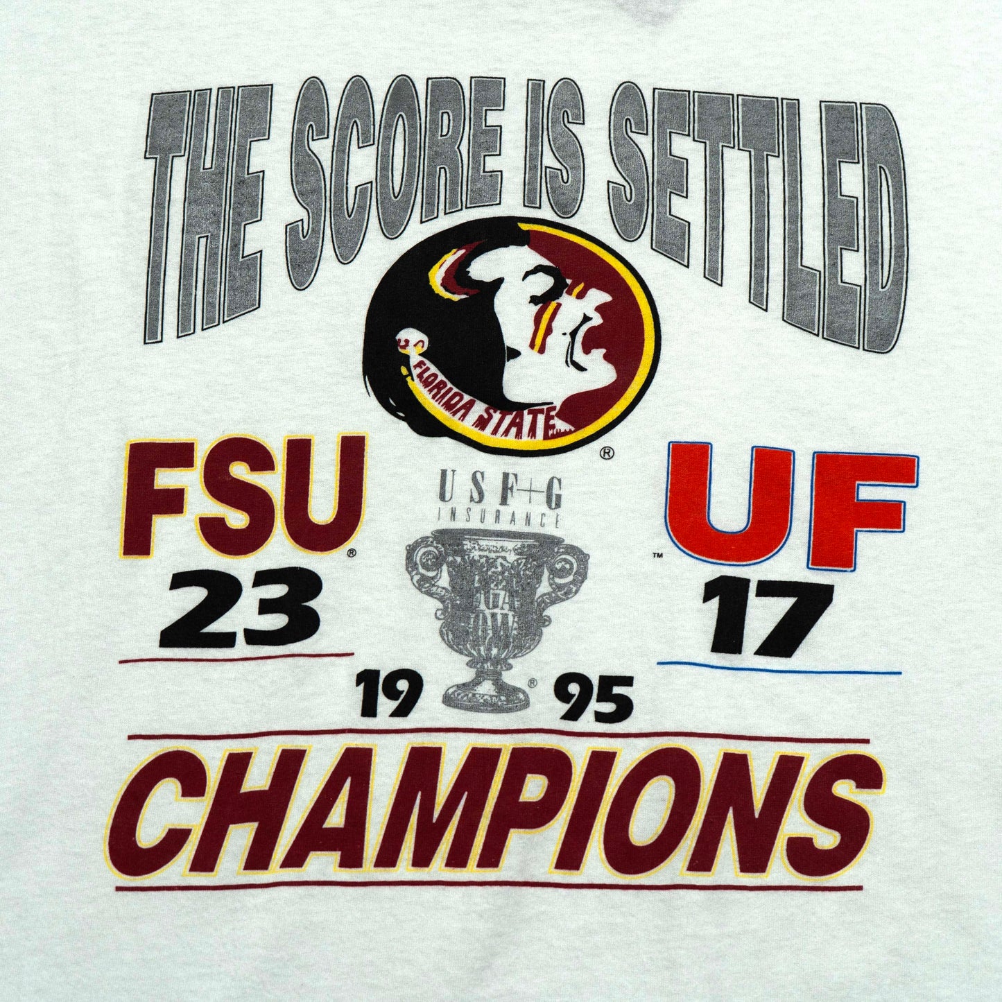1995 FSU vs. UF Score is Settled Shirt