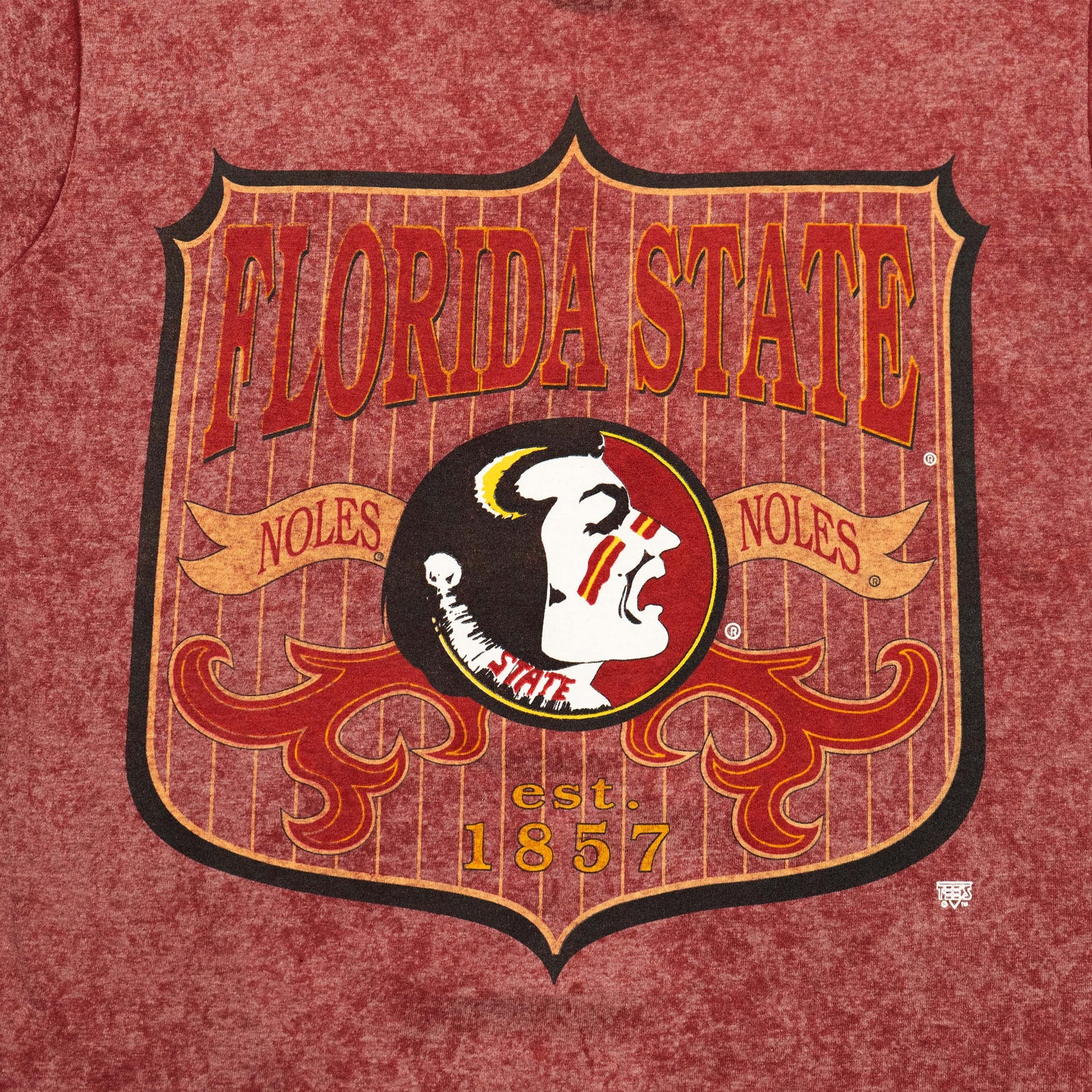FSU Acid Wash Shield Shirt
