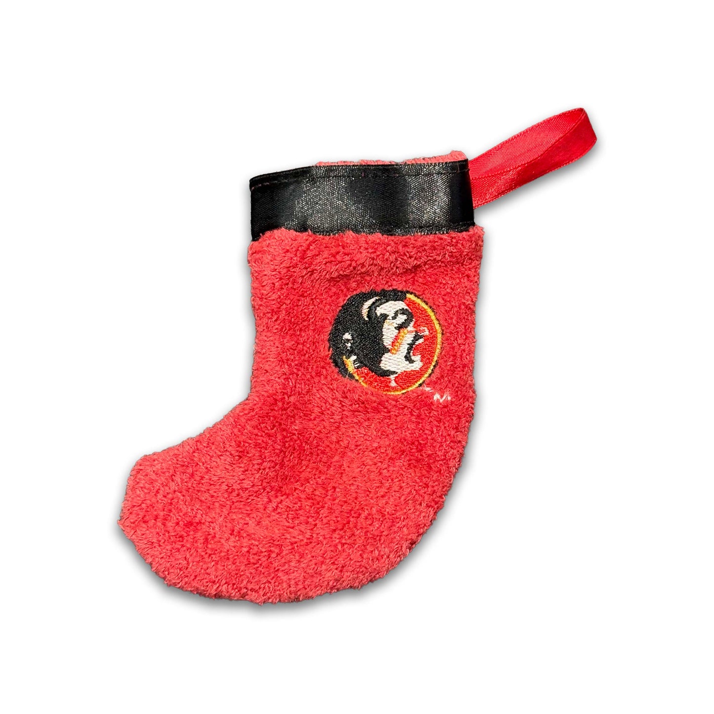 FSU Old Logo Stocking Soft Ornament