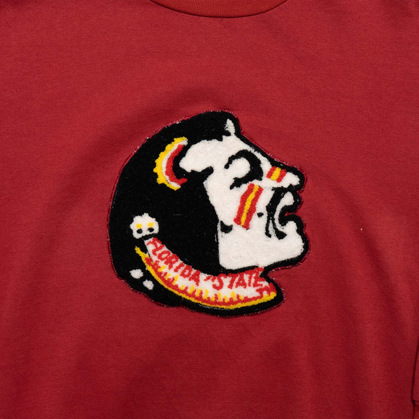 FSU Nutmeg Chenille Patch Sweatshirt