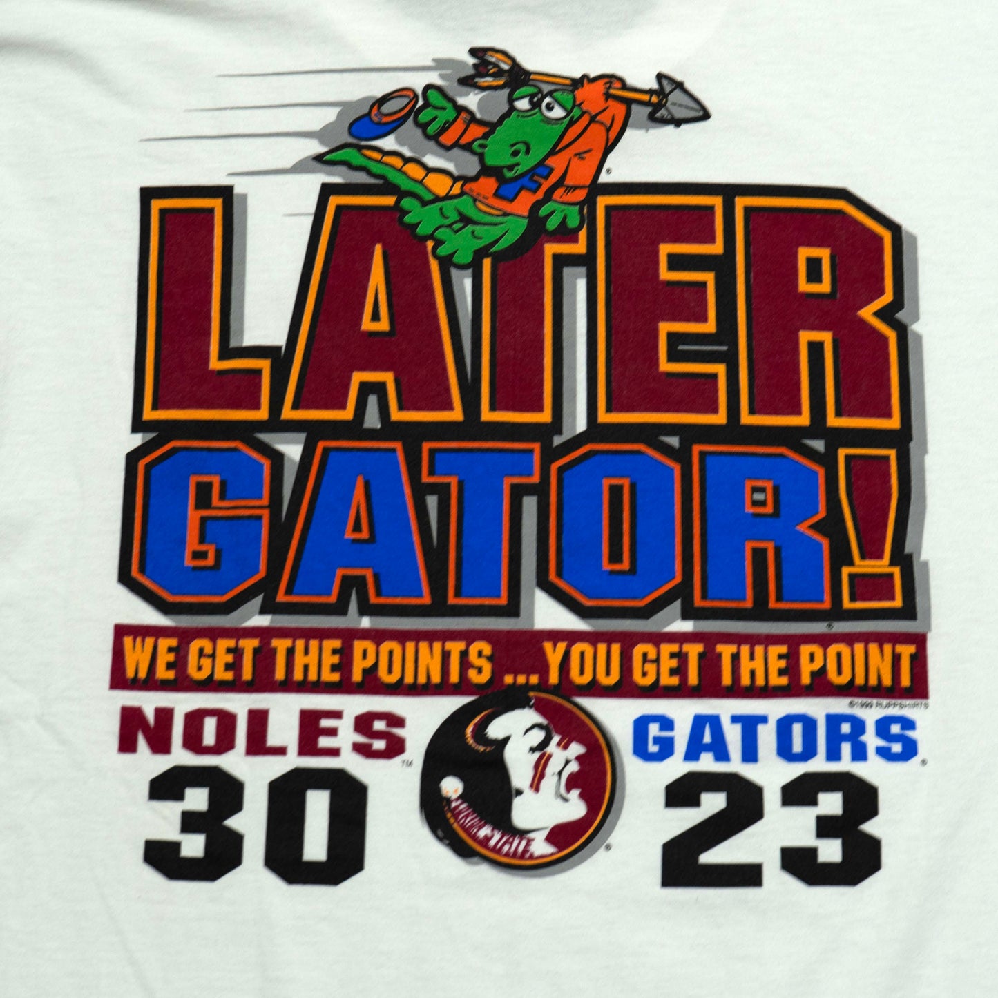 1999 FSU vs. UF Later Gator Shirt