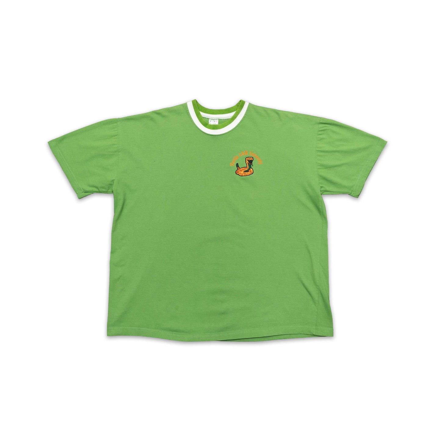 FAMU Green Embroidered Logo Tee