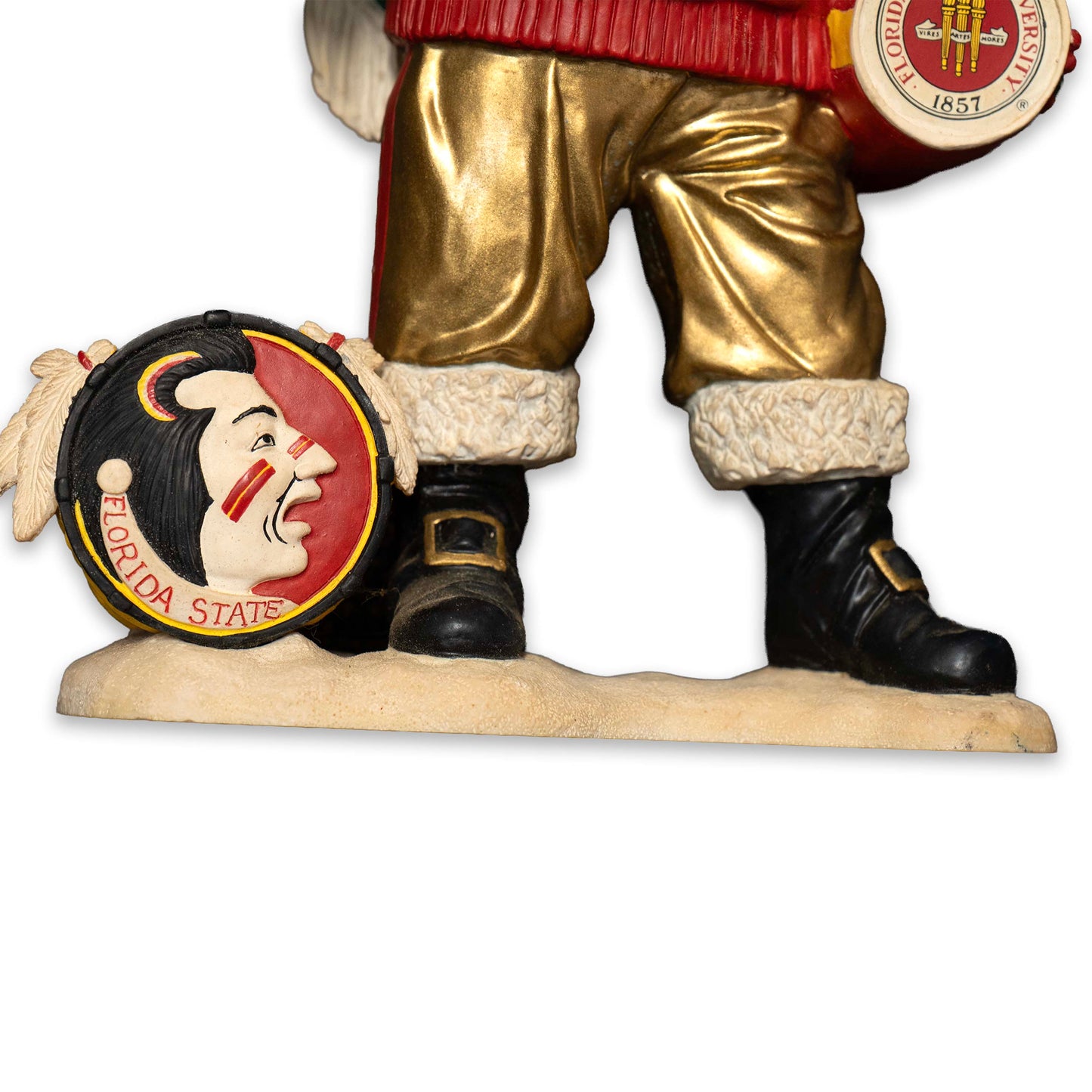 FSU Santa with Toy Bag Figurine