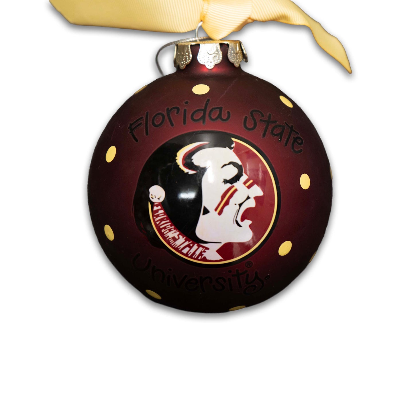 FSU Old Logo Coton Colors Ornament