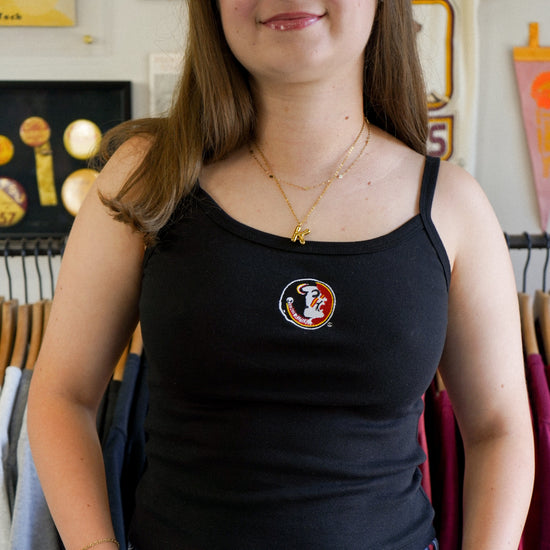 Florida State Old Logo Black Tank