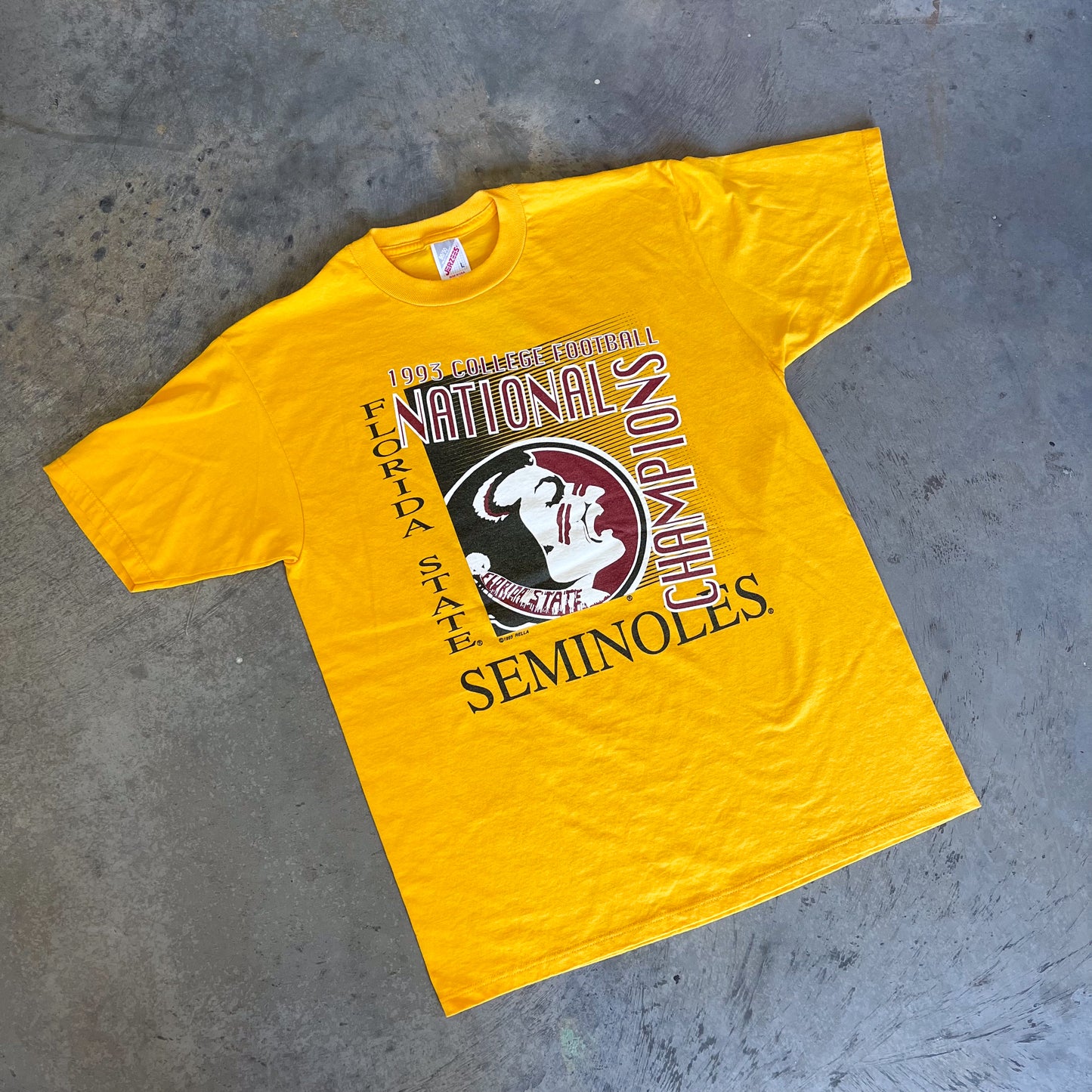 Yellow 1993 National Champs Shirt