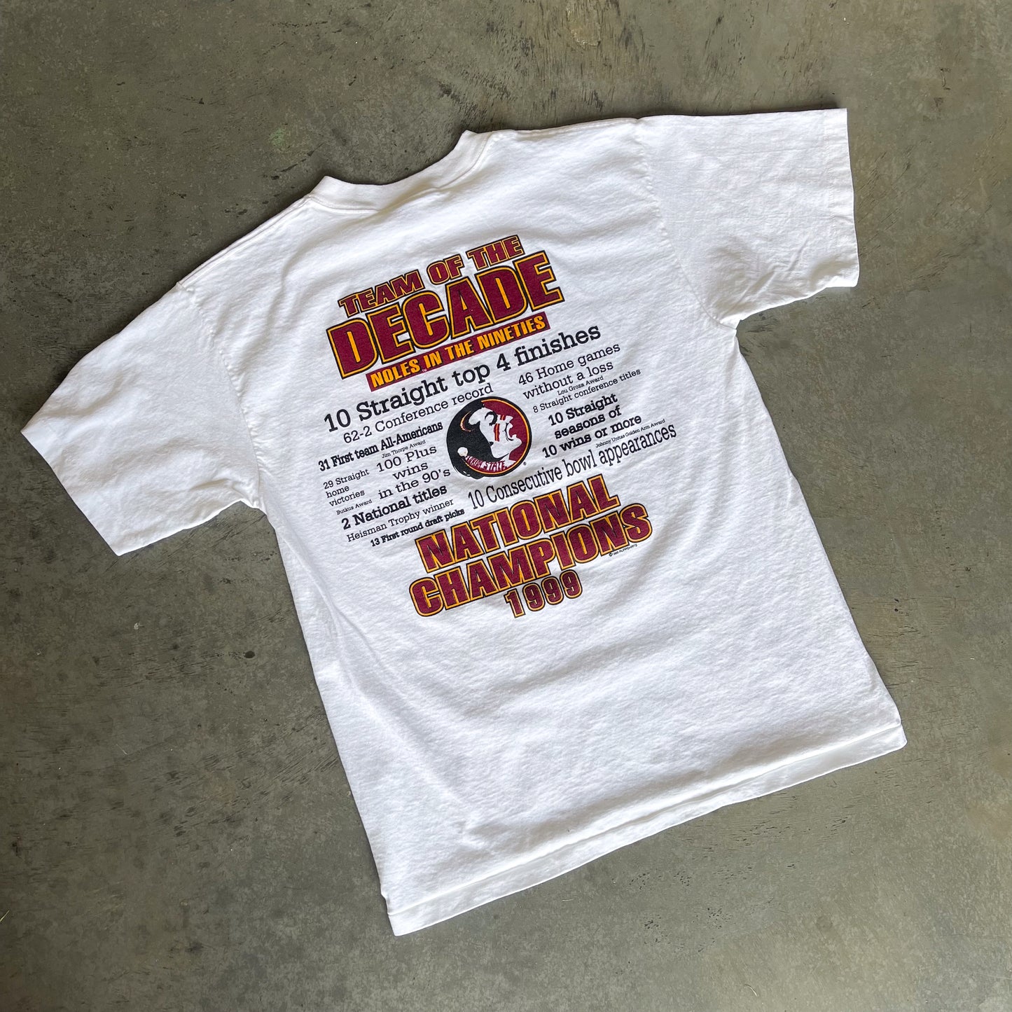FSU 1999 Team of the Decade Shirt