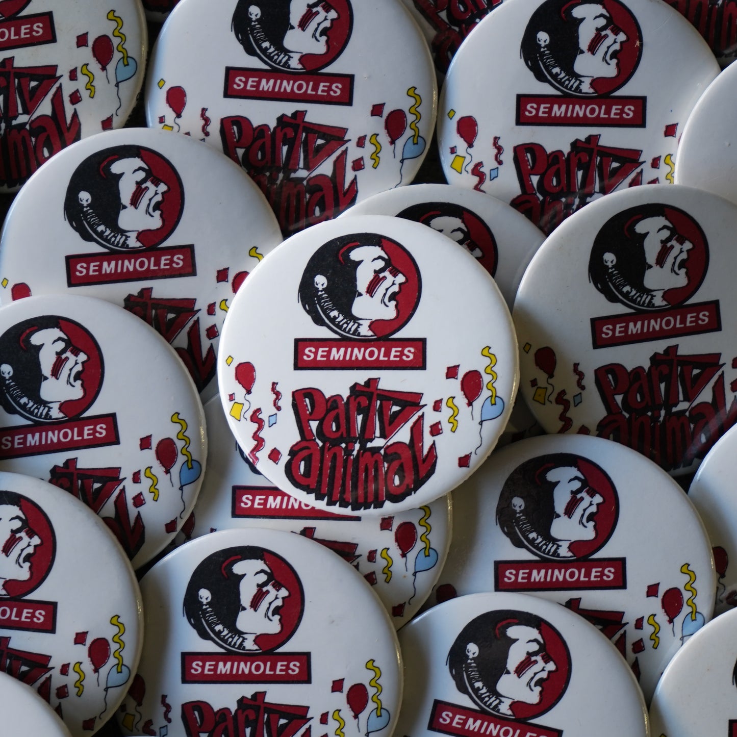Seminoles Party Animal Button