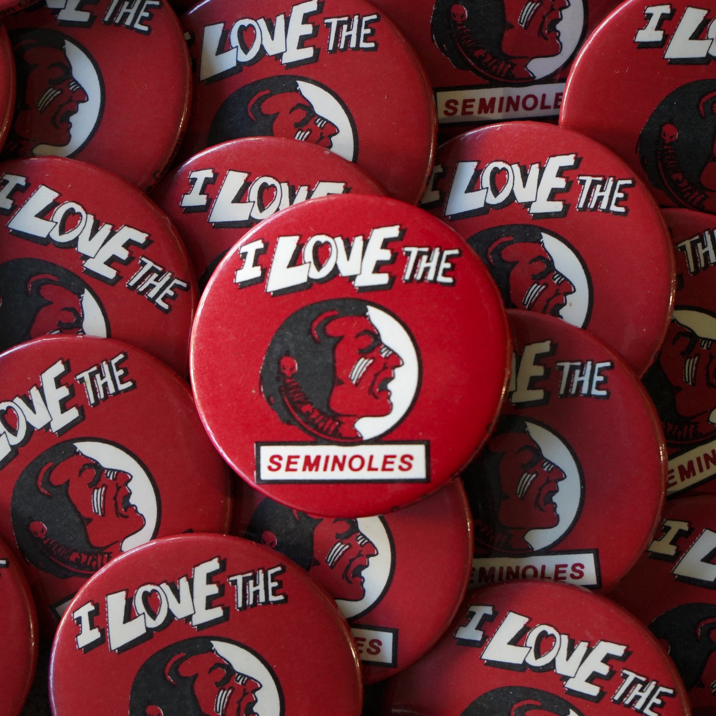 I Love the Seminoles Button
