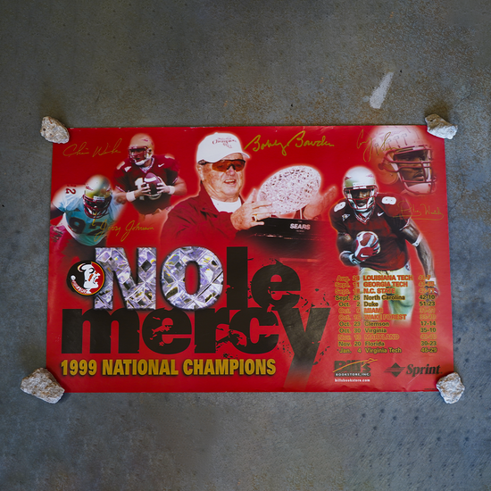 1999 National Champions NOle Mercy Poster