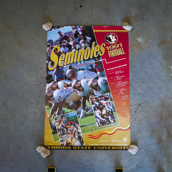 Seminoles 1991 Football Poster