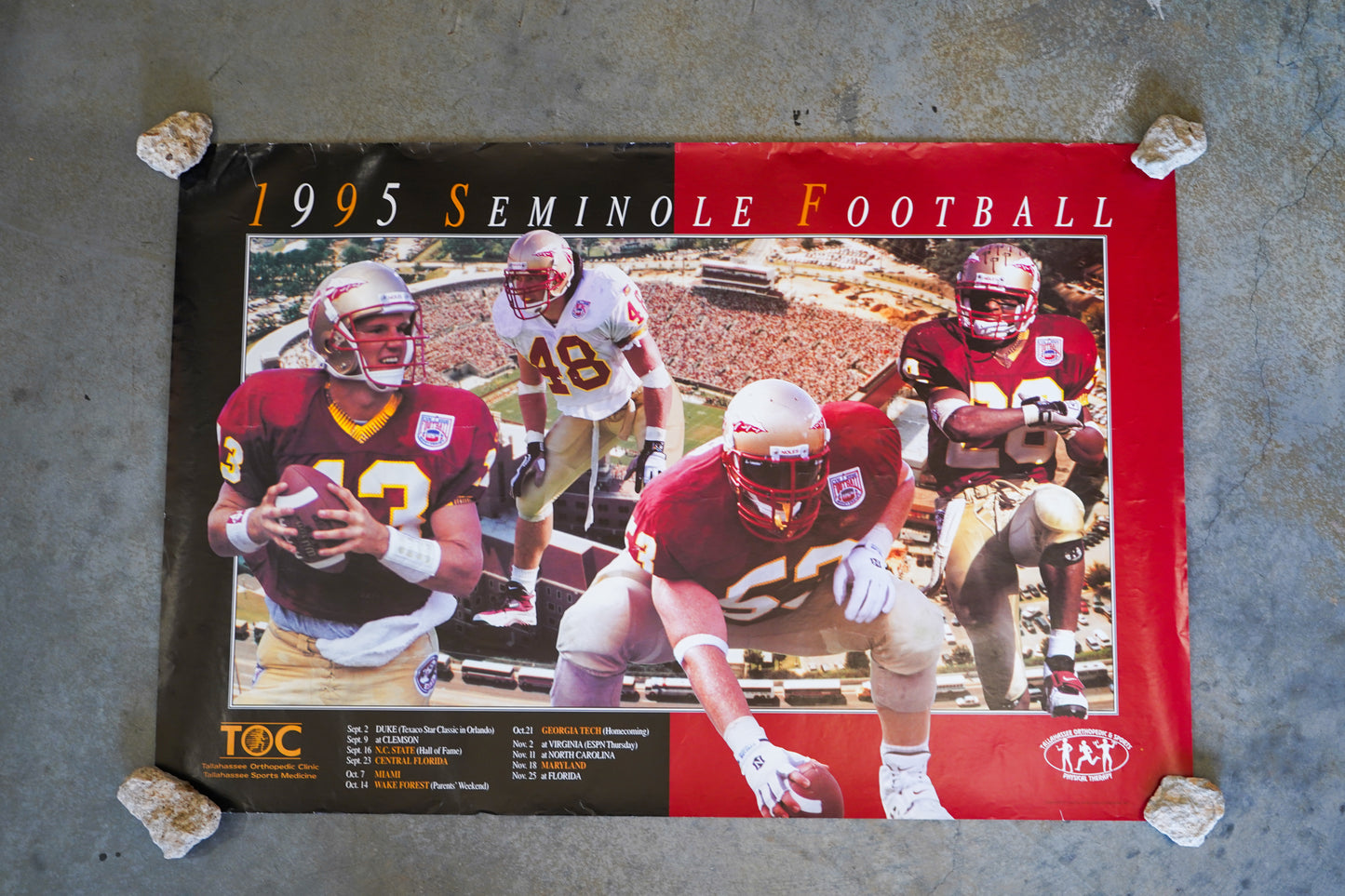 1995 Seminole Football Poster